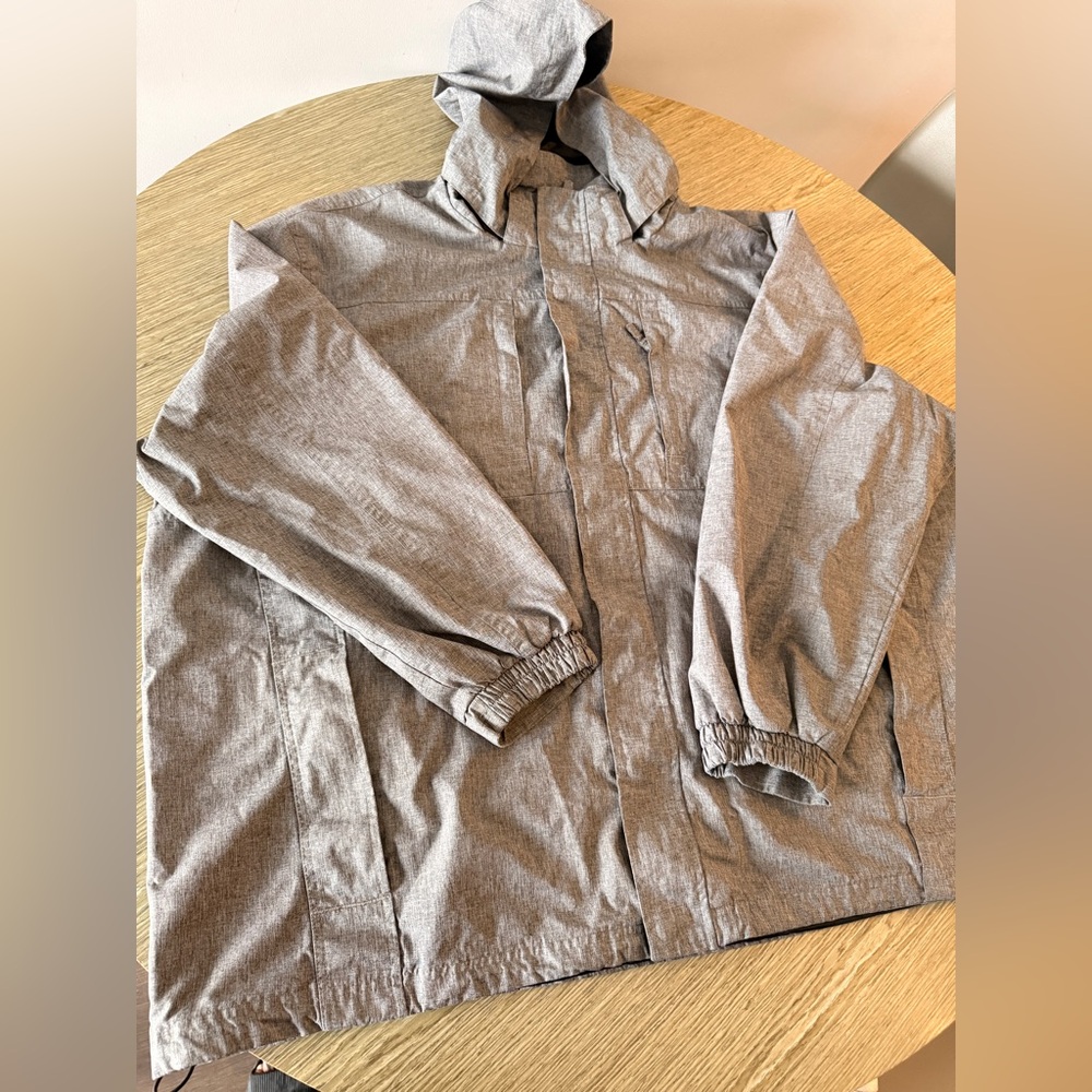 George Men's Light Gray Hooded Jacket
